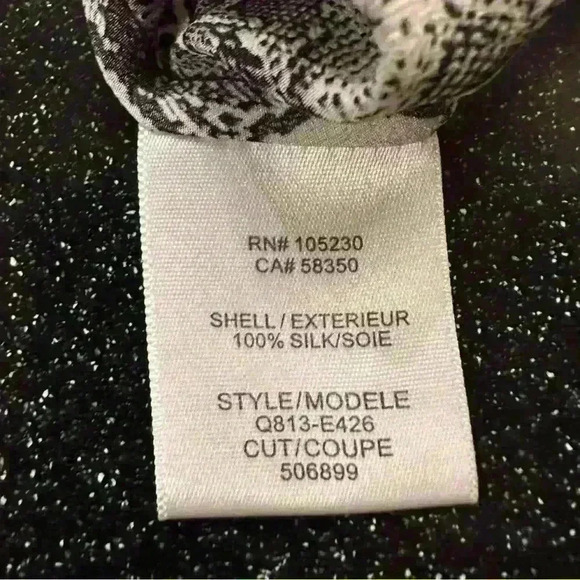 Equipment silk top in snake print - Picture 4 of 5